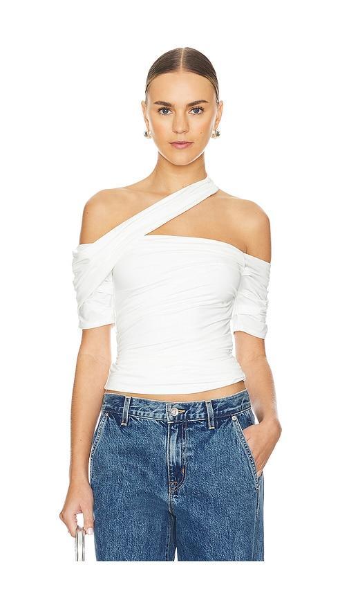 Ruched Asymmetric Top Product Image