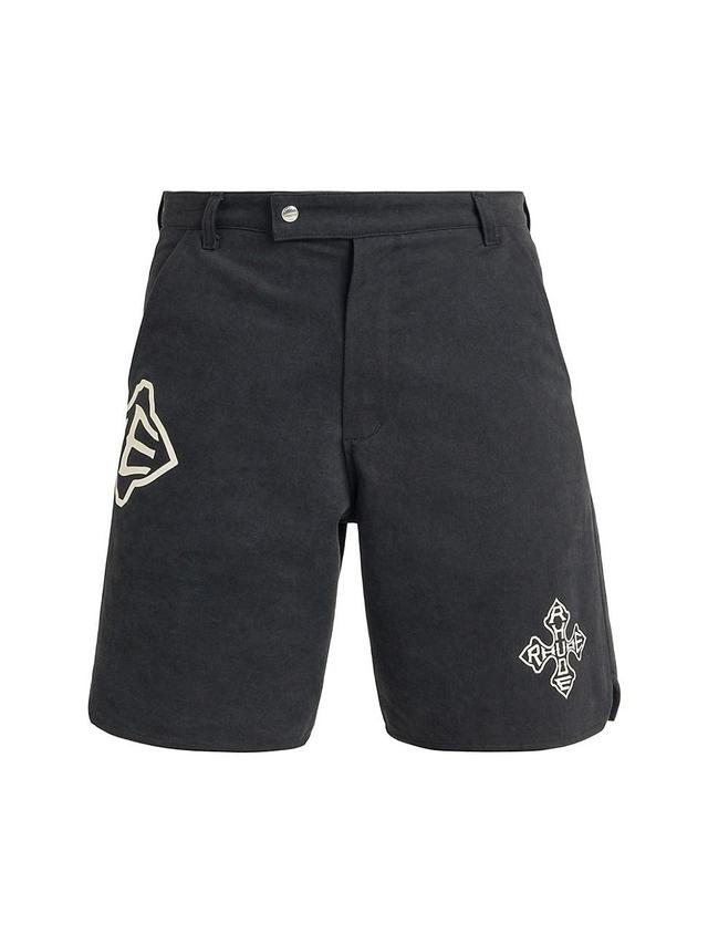 Mens Cross Logo Twill Shorts Product Image