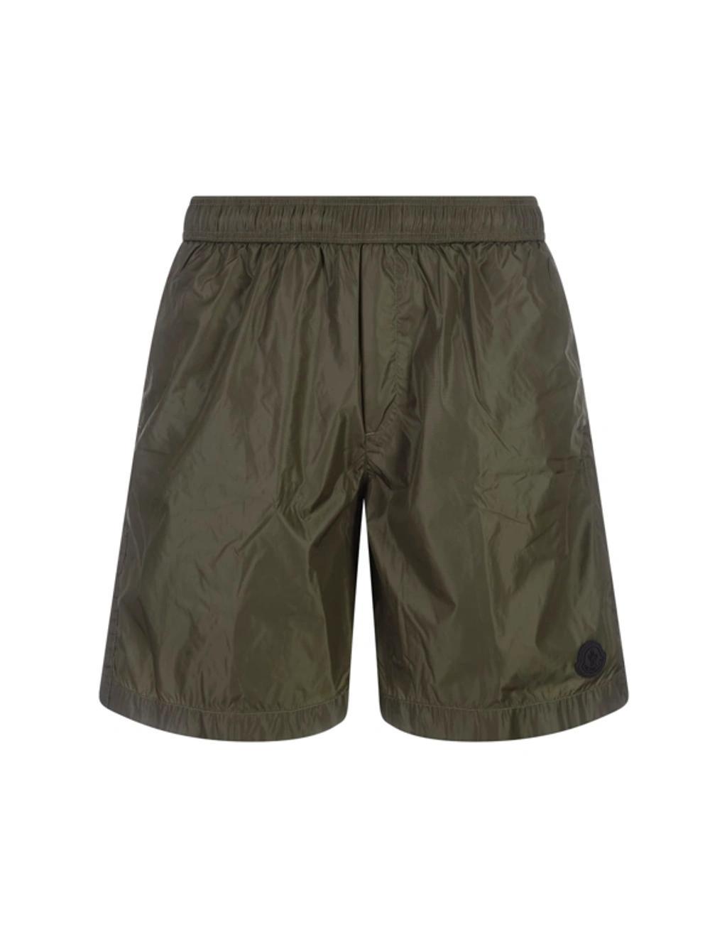 Green Patch Swim Shorts Product Image