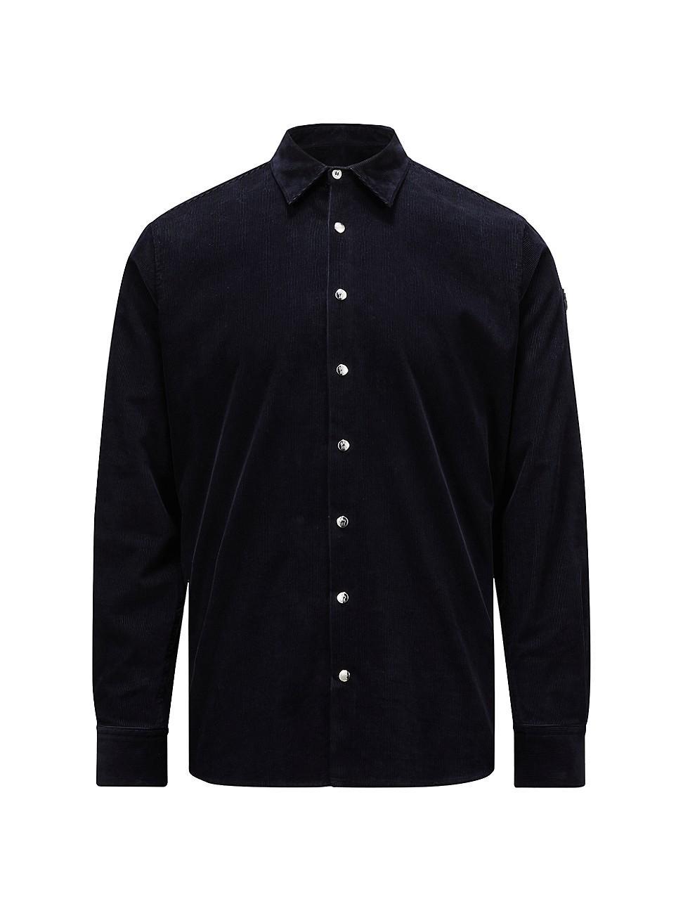 Mens Corduroy Button-Up Shirt Product Image