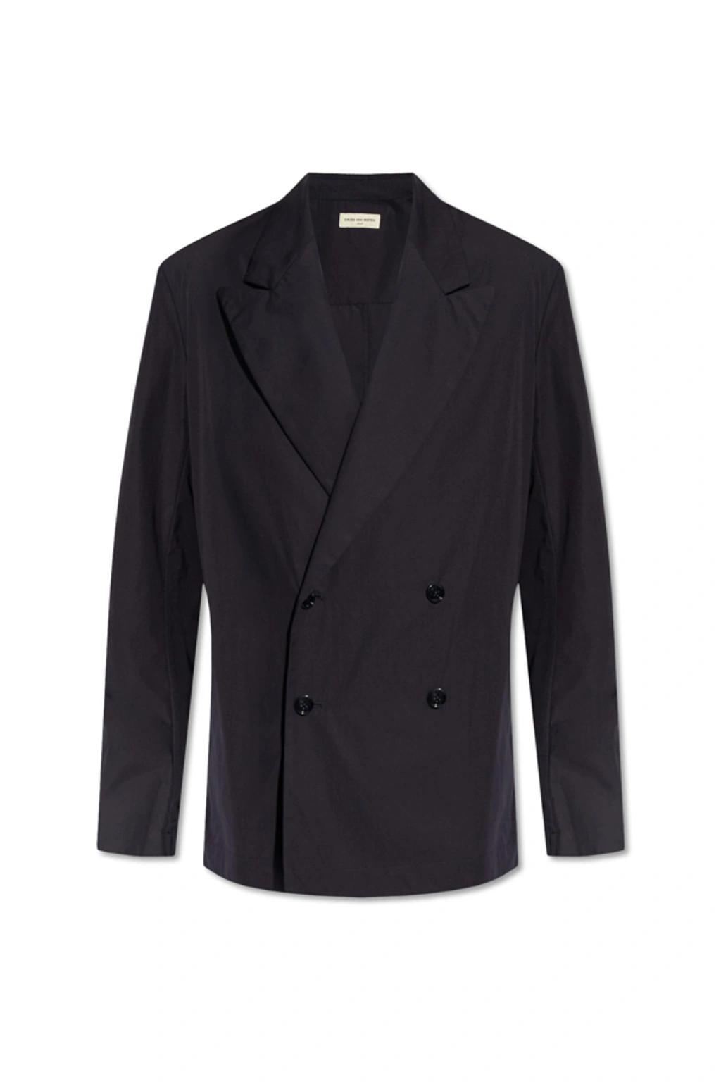 Double-breasted Blazer In Midnight Product Image