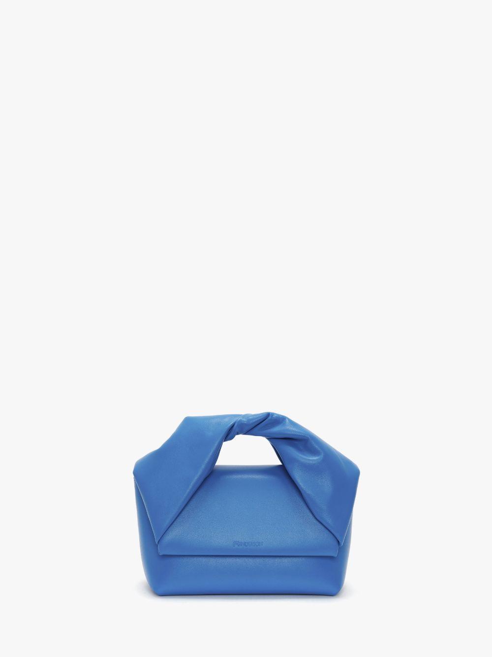 MEDIUM TWISTER - LEATHER TOP HANDLE BAG in blue | JW Anderson US  Product Image