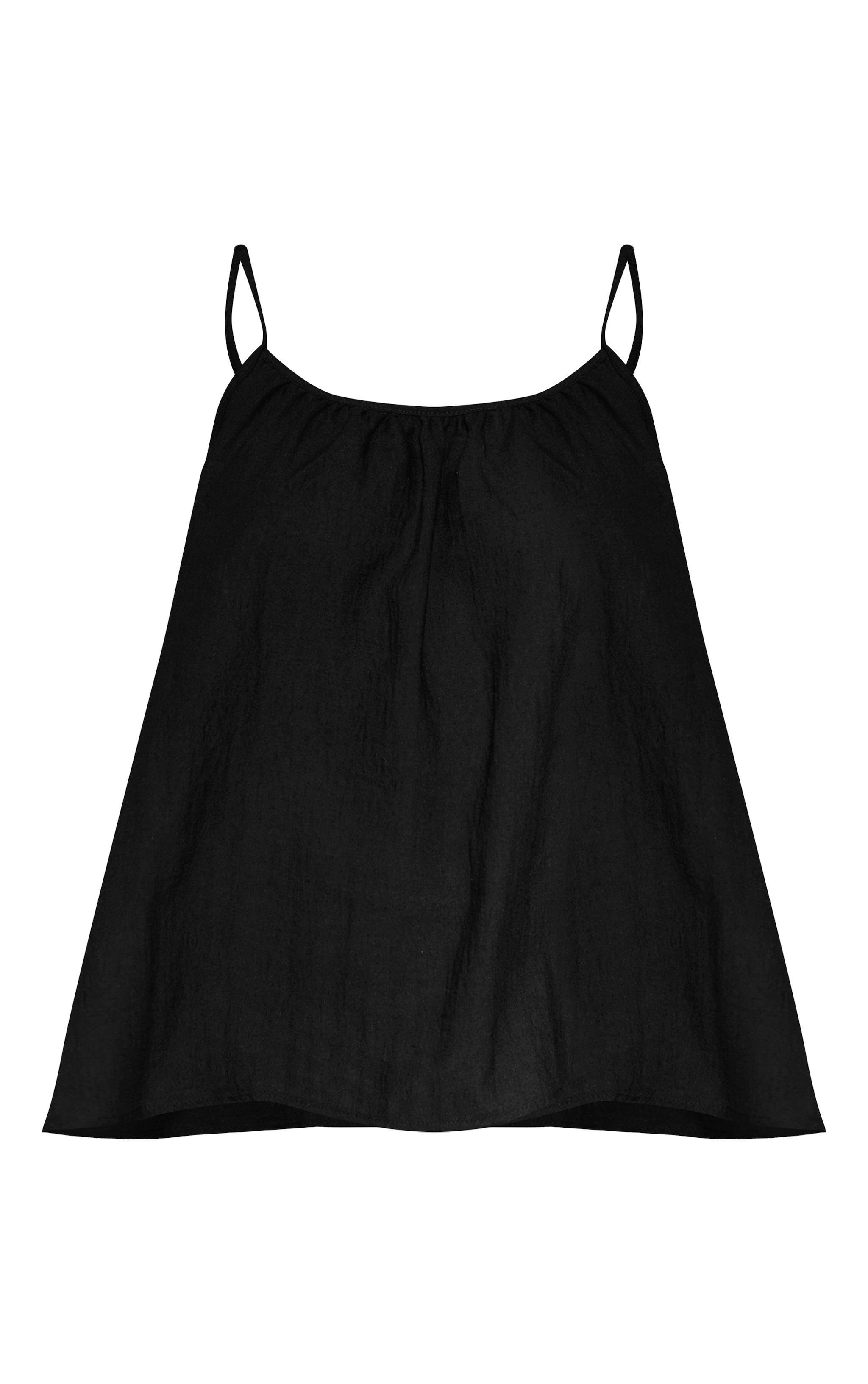 Black Tie Shoulder Scoop Back Cami Product Image