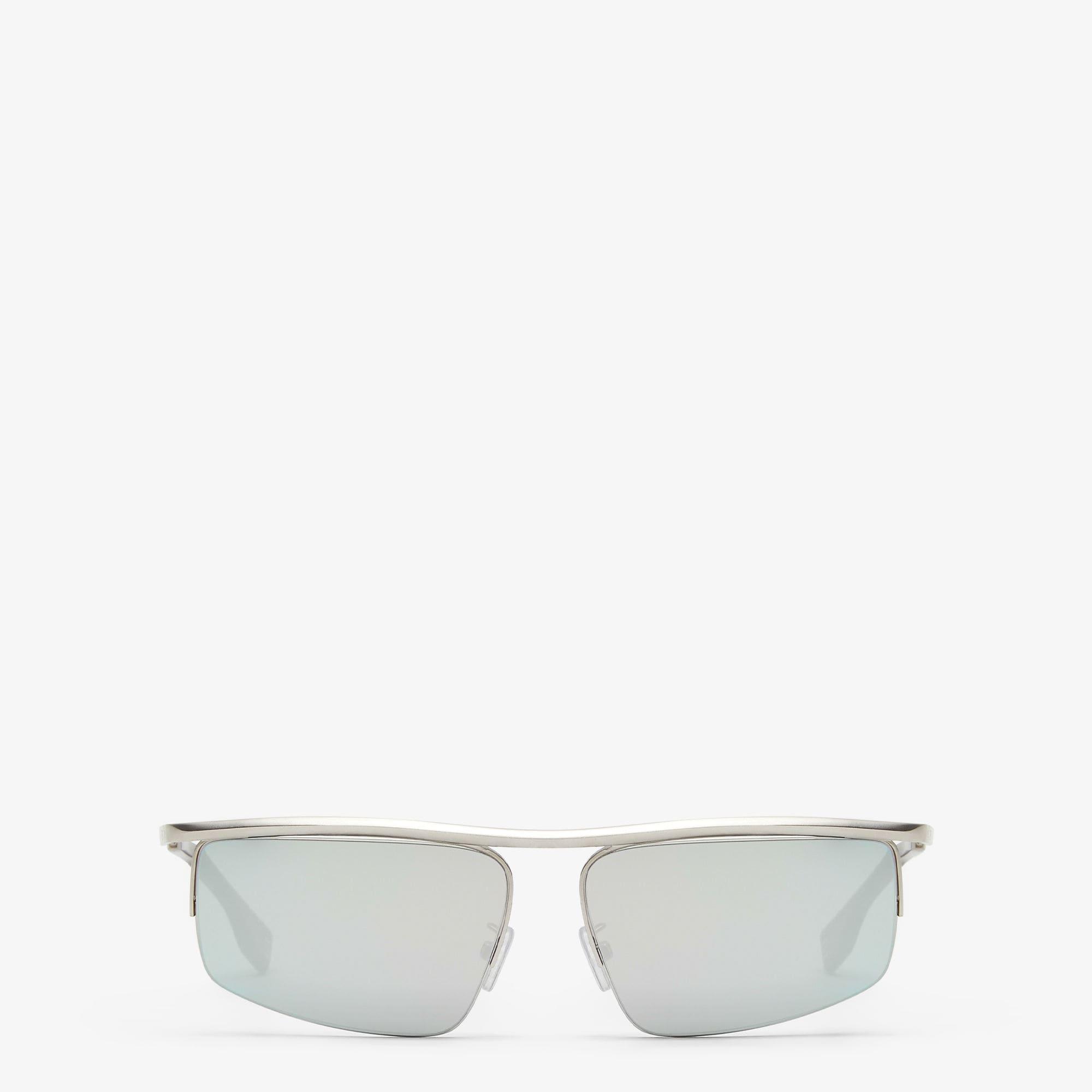 Fendi TravelPalladium-colored metal sunglasses Product Image