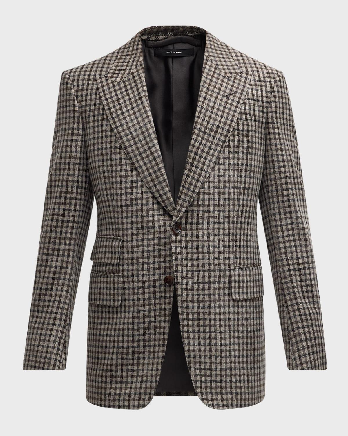 Mens Damier Shelton Check Sport Coat Product Image