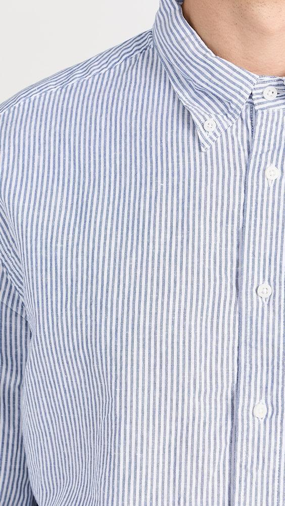 Gitman Vintage Striped Linen Button Down | Shopbop Product Image