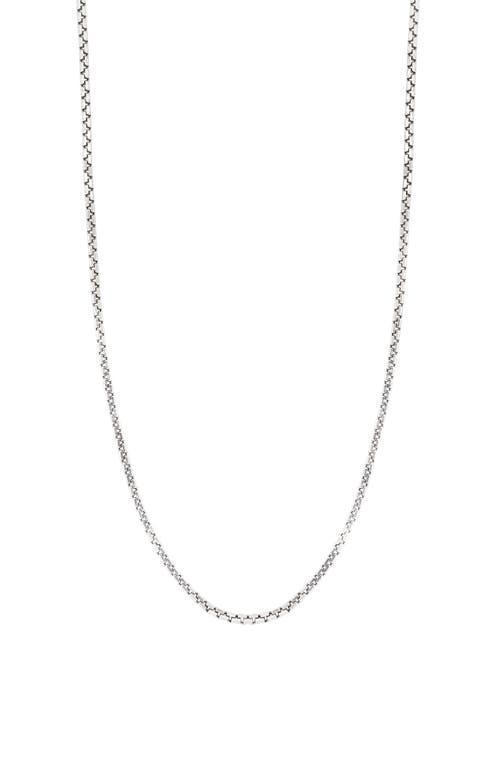 Bony Levy Mens 14K Gold Box Chain Necklace Product Image