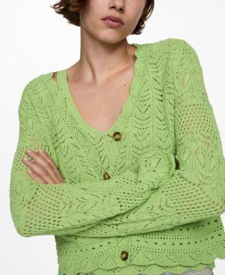 Women's Drawstring Detail Knitted Cardigan Product Image