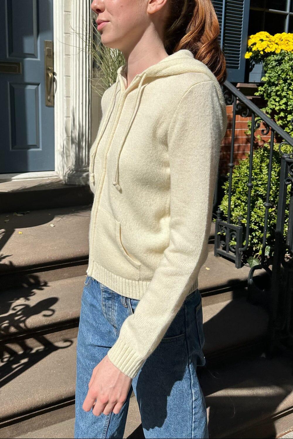 Alana Wool Zip-up Sweater Product Image