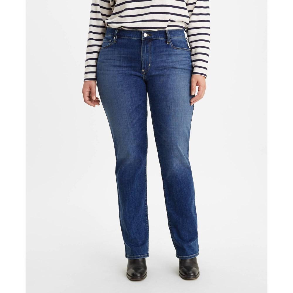 Levis Plus Size Classic Straight Leg Mid Rise Jeans Product Image