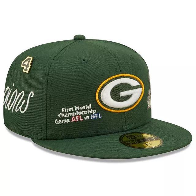 Mens New Era Bay Packers Historic Champs 59FIFTY Fitted Hat Product Image