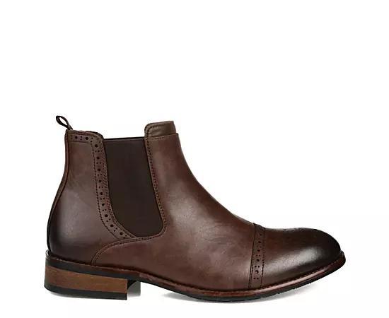 Vance Co. Garrett Mens Cap Toe Chelsea Boot Product Image