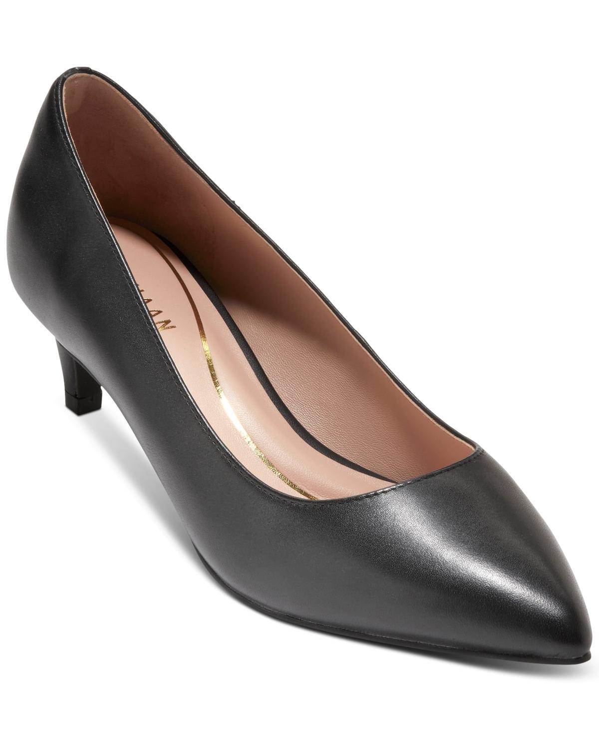 Cole Haan Womens Vandam Pointed-Toe Slip-On Pumps Product Image