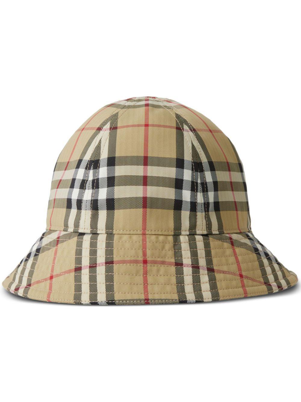 BURBERRY Vintage Check Bucket Hat In Cream Product Image