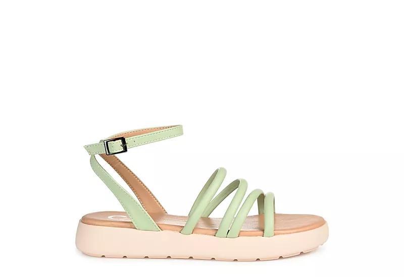 Journee Collection Palomma Tru Comfort Foam Womens Strappy Sandals Green Product Image