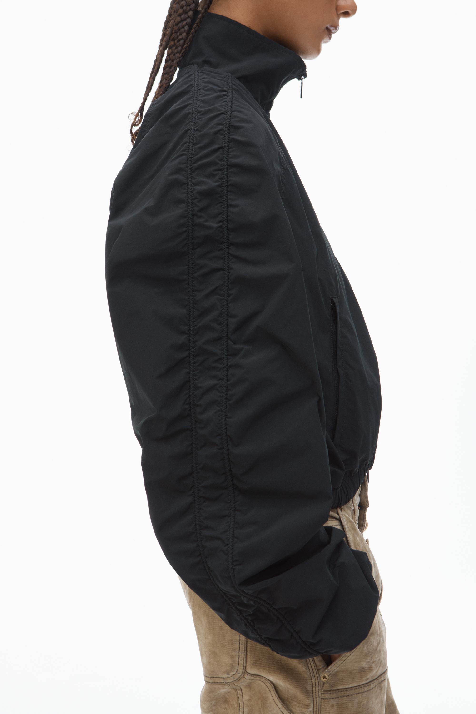 Ruched Track Jacket Product Image