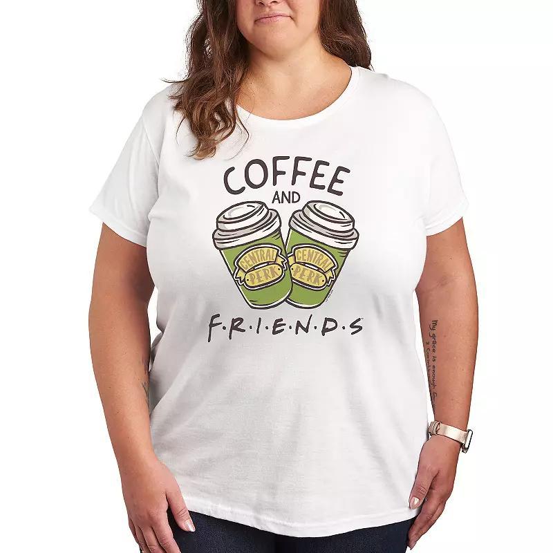 Plus Corgi With Boba Graphic Tee, Womens Med Grey Product Image