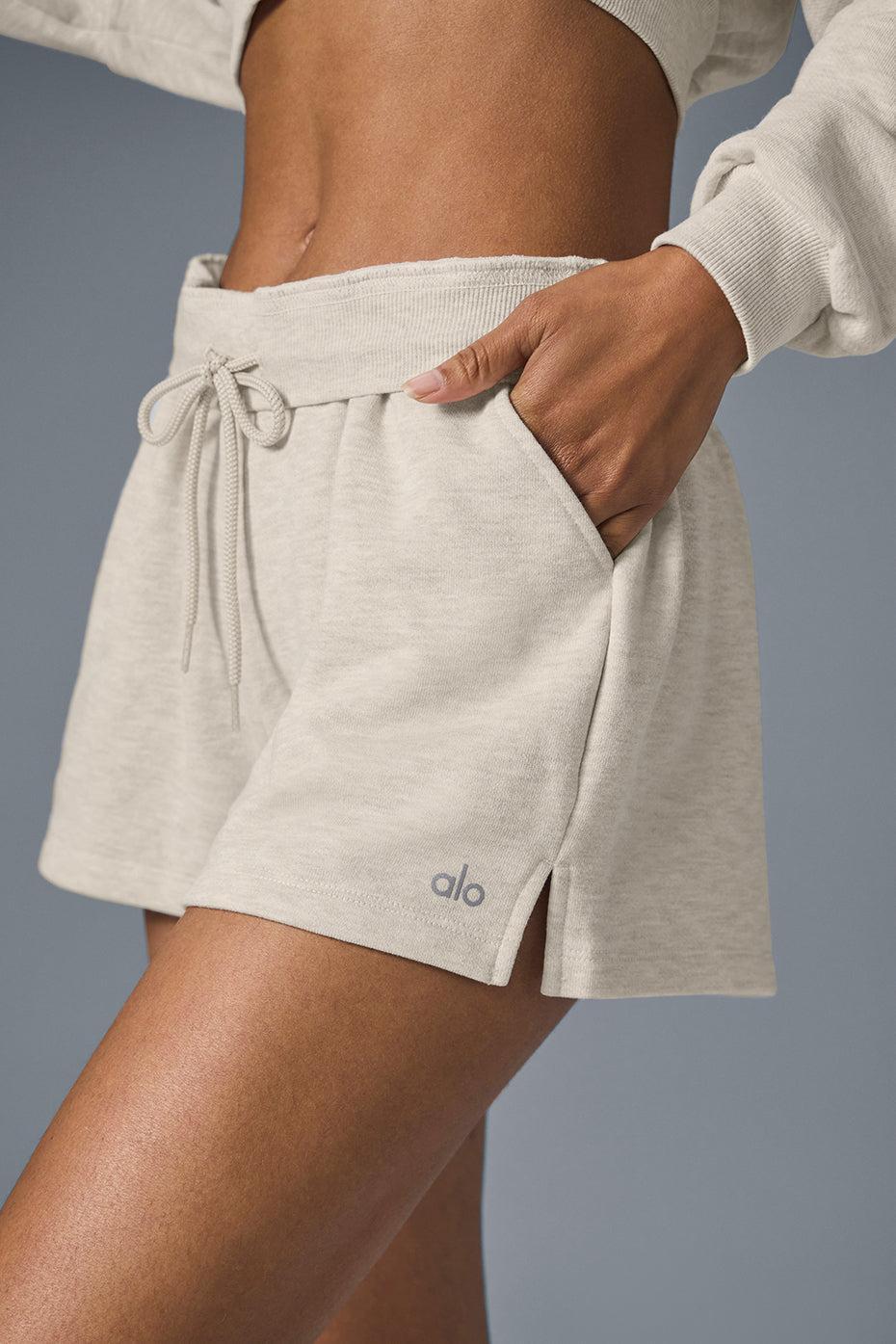 Low Key Sweat Short - Oatmeal Heather Female Product Image