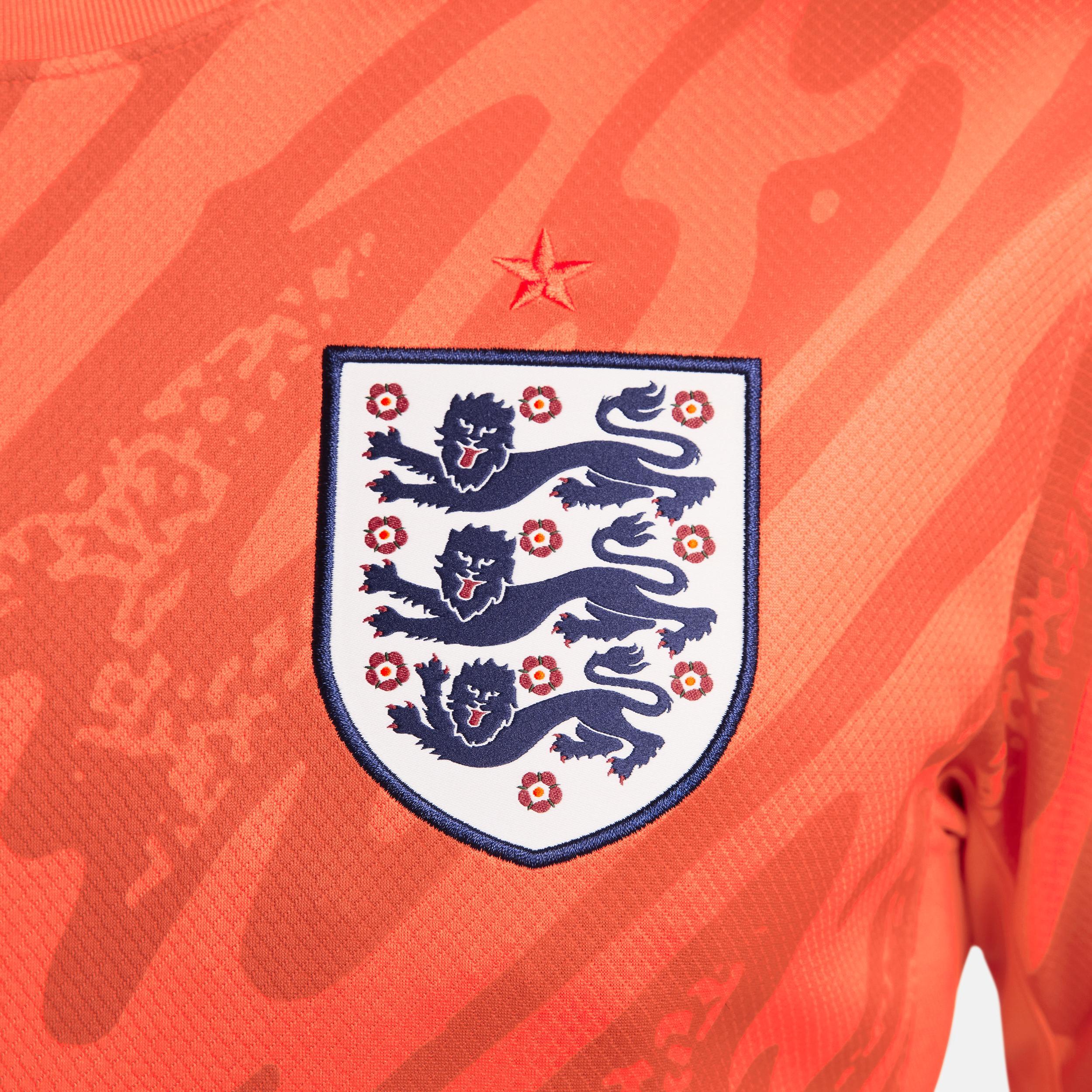 England (Team) 2024/25 Stadium Goalkeeper Nike Men's Dri-FIT Soccer Replica Short-Sleeve Jersey Product Image