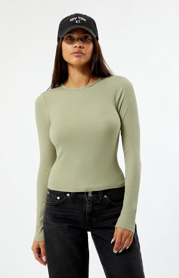 Womens Queen Long Sleeve Cropped T-Shirt product image