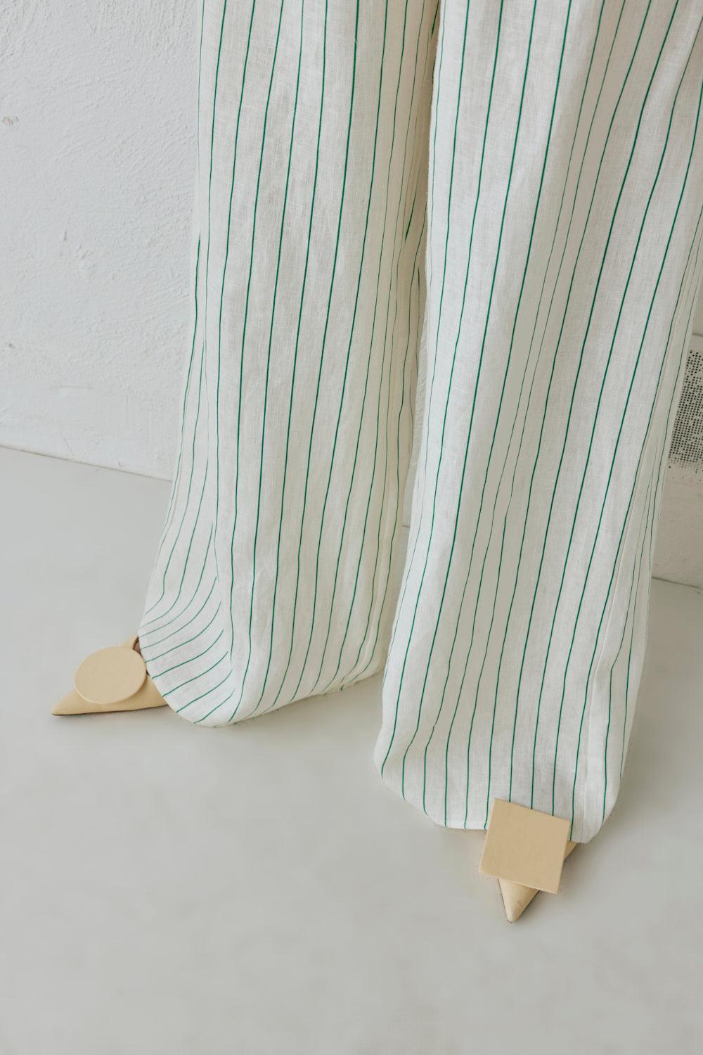 Raya Linen Pants Stripe Product Image