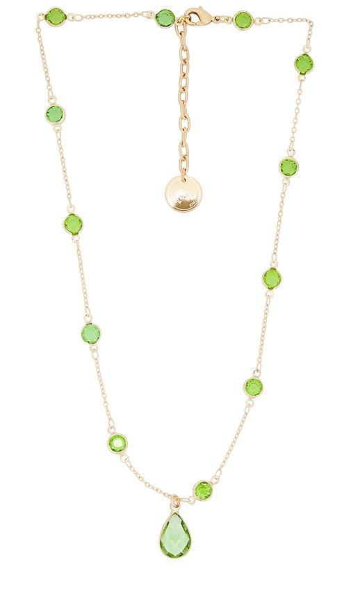 Short Crystal Chain With Drop Pendant Product Image