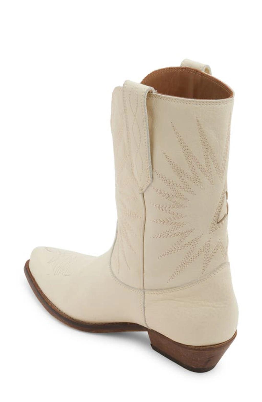 Wish Star Western Boot In White Product Image