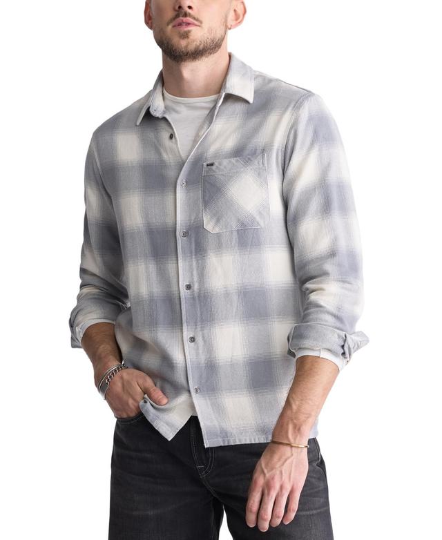 Buffalo David Bitton Mens Sinclair Long Sleeve Plaid Flannel Button-Front Shirt Product Image