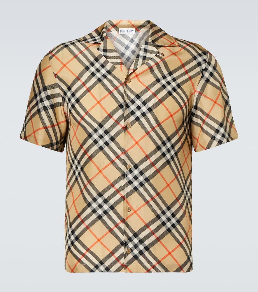 BURBERRY Nova Check Short Sleeved Shirt In Multicolor Product Image