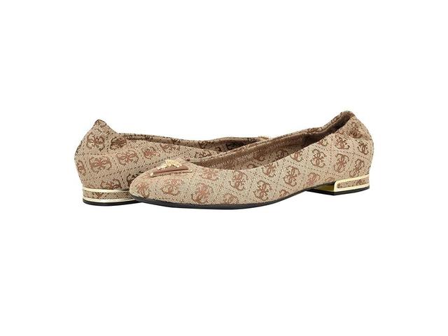 Guess Womens Miffyh Elasticized Back Logo Ballet Flats Product Image