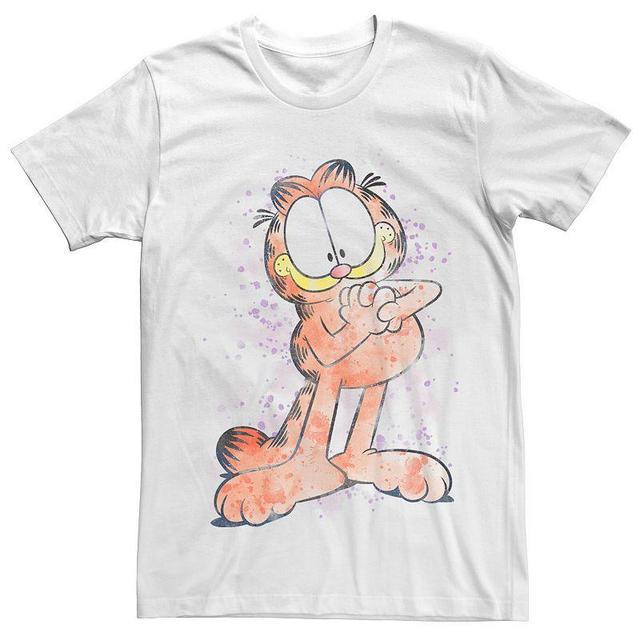 Mens Garfield Watercolor Portrait Tee Product Image