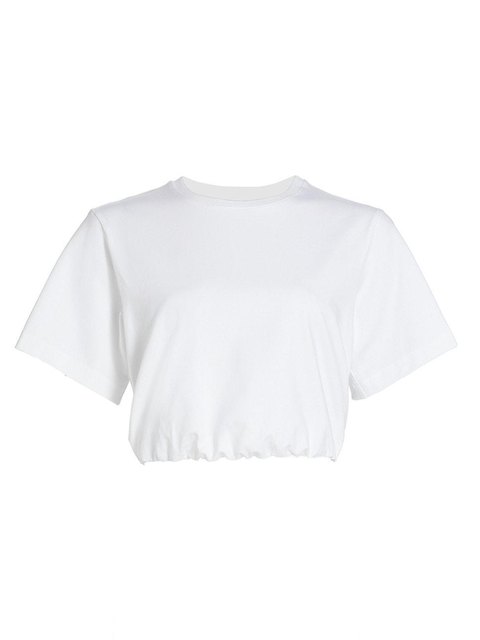 Womens JoJo Cotton Crop T-Shirt Product Image