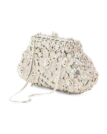 Crystal Flower Clutch for Women Product Image