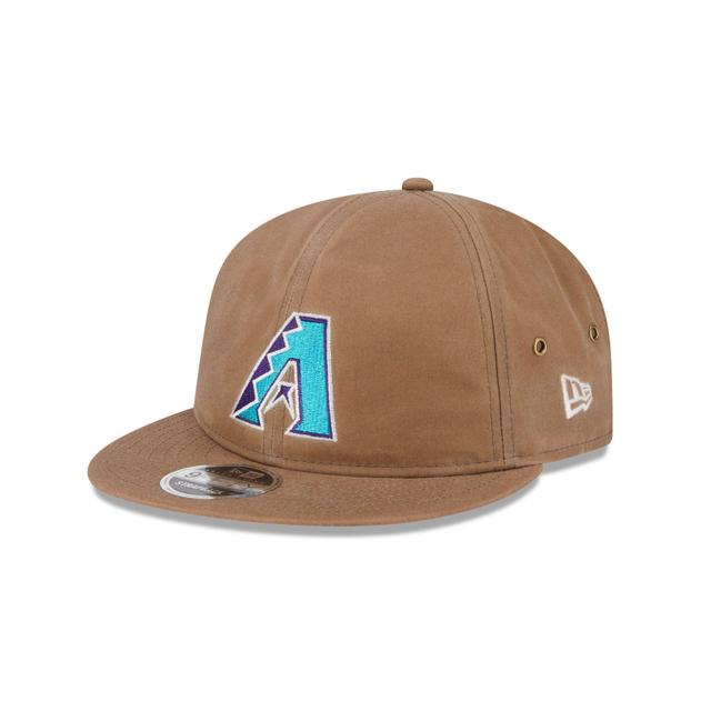 Arizona Diamondbacks Khaki Retro Crown 9FIFTY Adjustable Hat Male Product Image