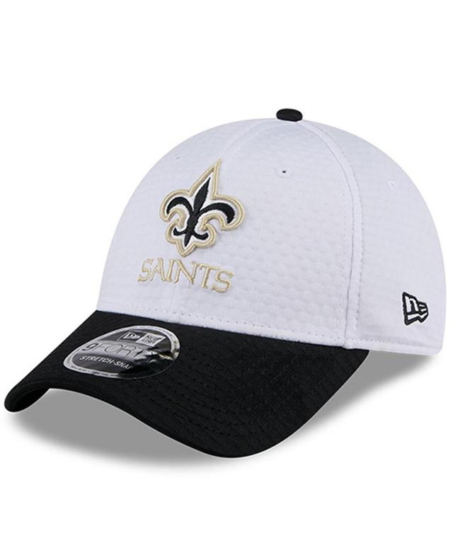 New Era Mens White New Orleans Saints 2024 Nfl Training Camp 9FORTY Adjustable Hat - White Product Image