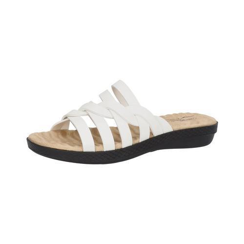 Easy Street Womens Sheri Sandals -WHITE Product Image