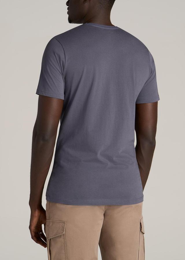 The Everyday REGULAR-FIT Crewneck Tall Men's T-Shirt in Grey Blue Product Image