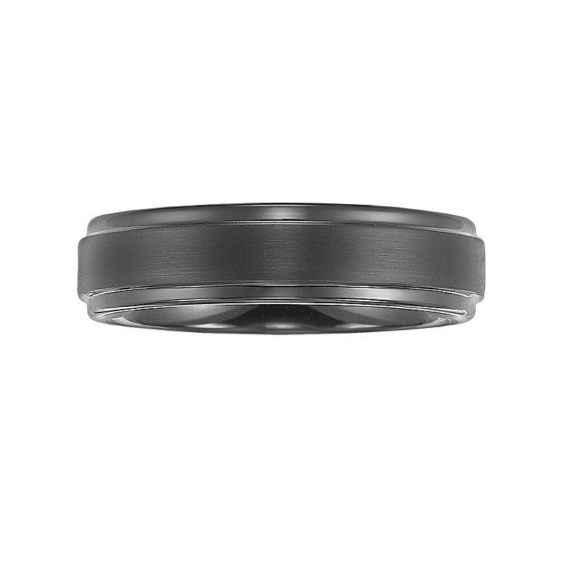 AXL Tungsten Carbide Black Ion Mens Wedding Band Product Image