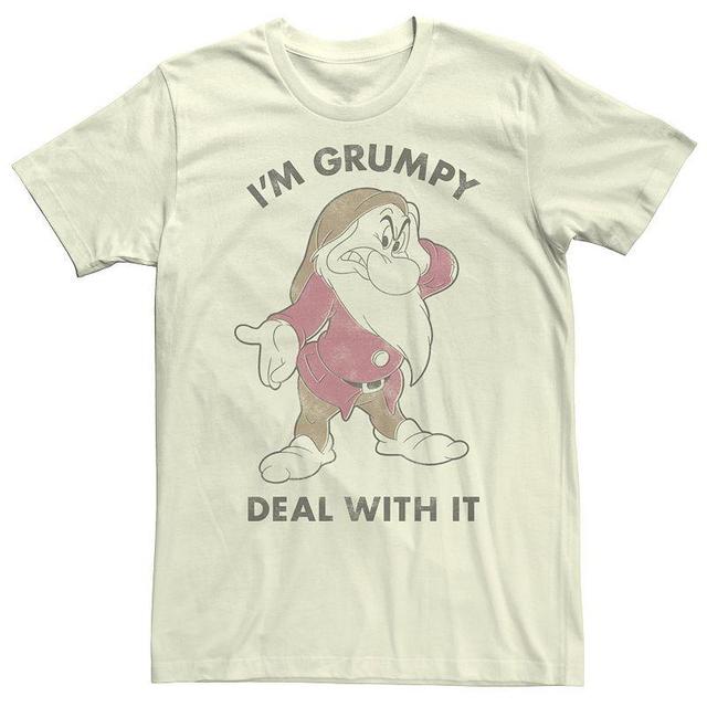 Mens Disney Snow White Im Grumpy Deal With It Portrait Tee Product Image