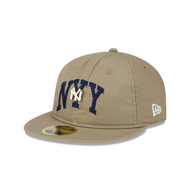 New York Yankees Logo Pin Retro Crown 59FIFTY Fitted Hat Male Product Image