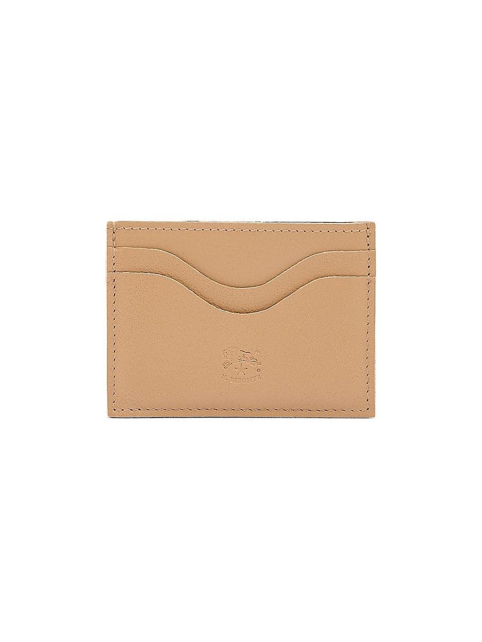 Womens Baratti Metallic Leather Card Case Product Image