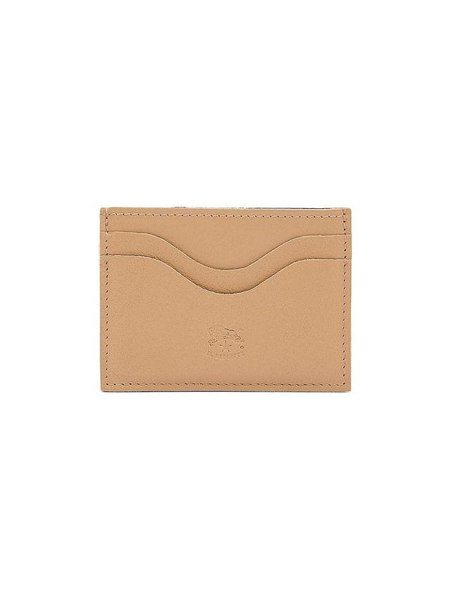 Womens Baratti Metallic Leather Card Case Product Image