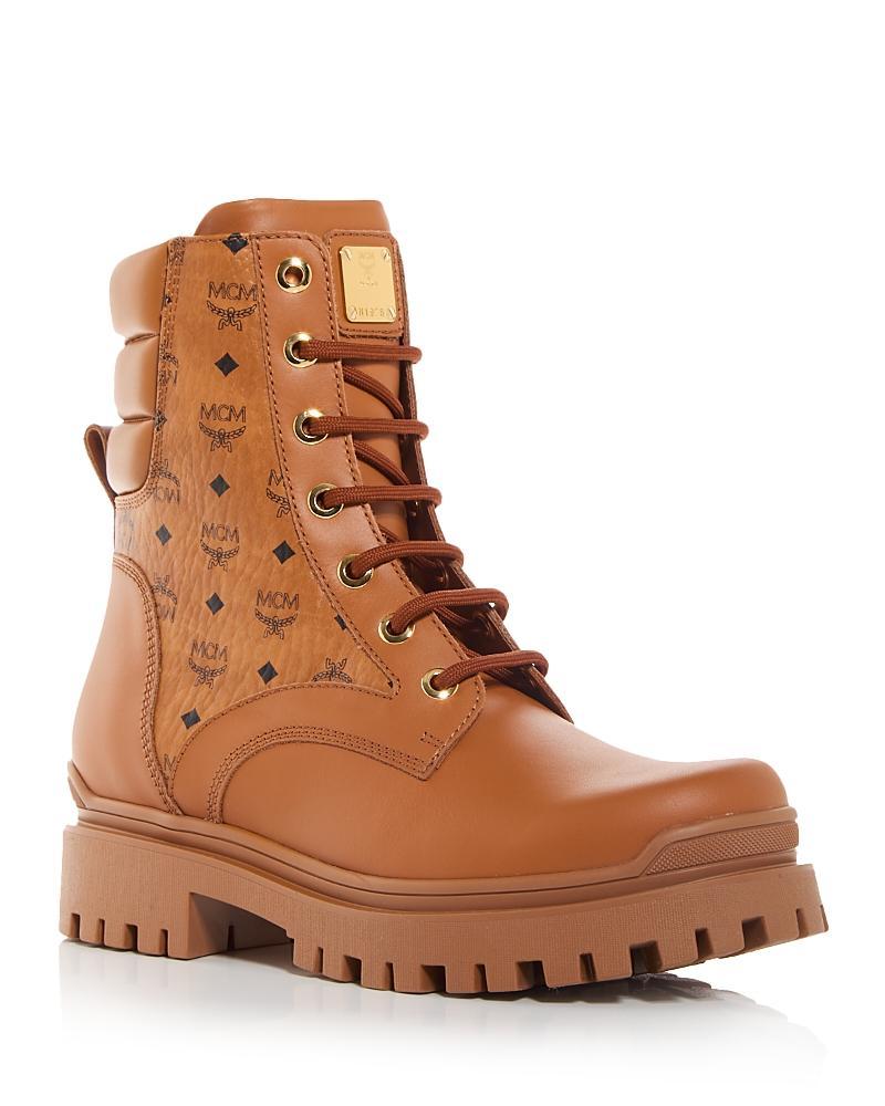 MCM Visetos Monogram Combat Boot Product Image