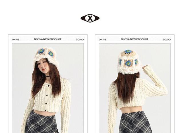 High Waist Plaid Mini A-Line Skirt Product Image