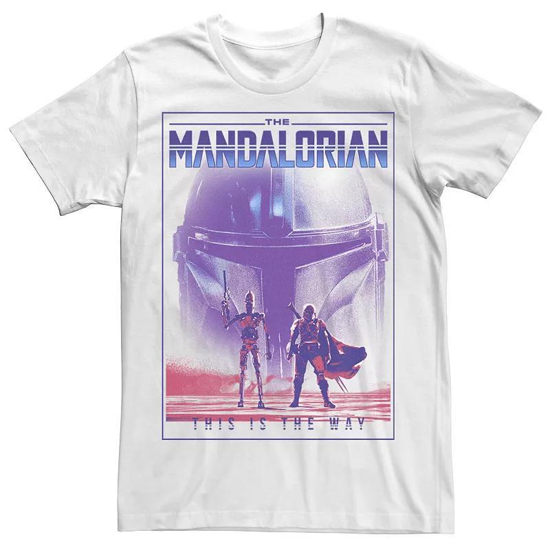 Mens Star Wars: The Mandalorian & IG-11 This Is The Way Poster Tee Product Image