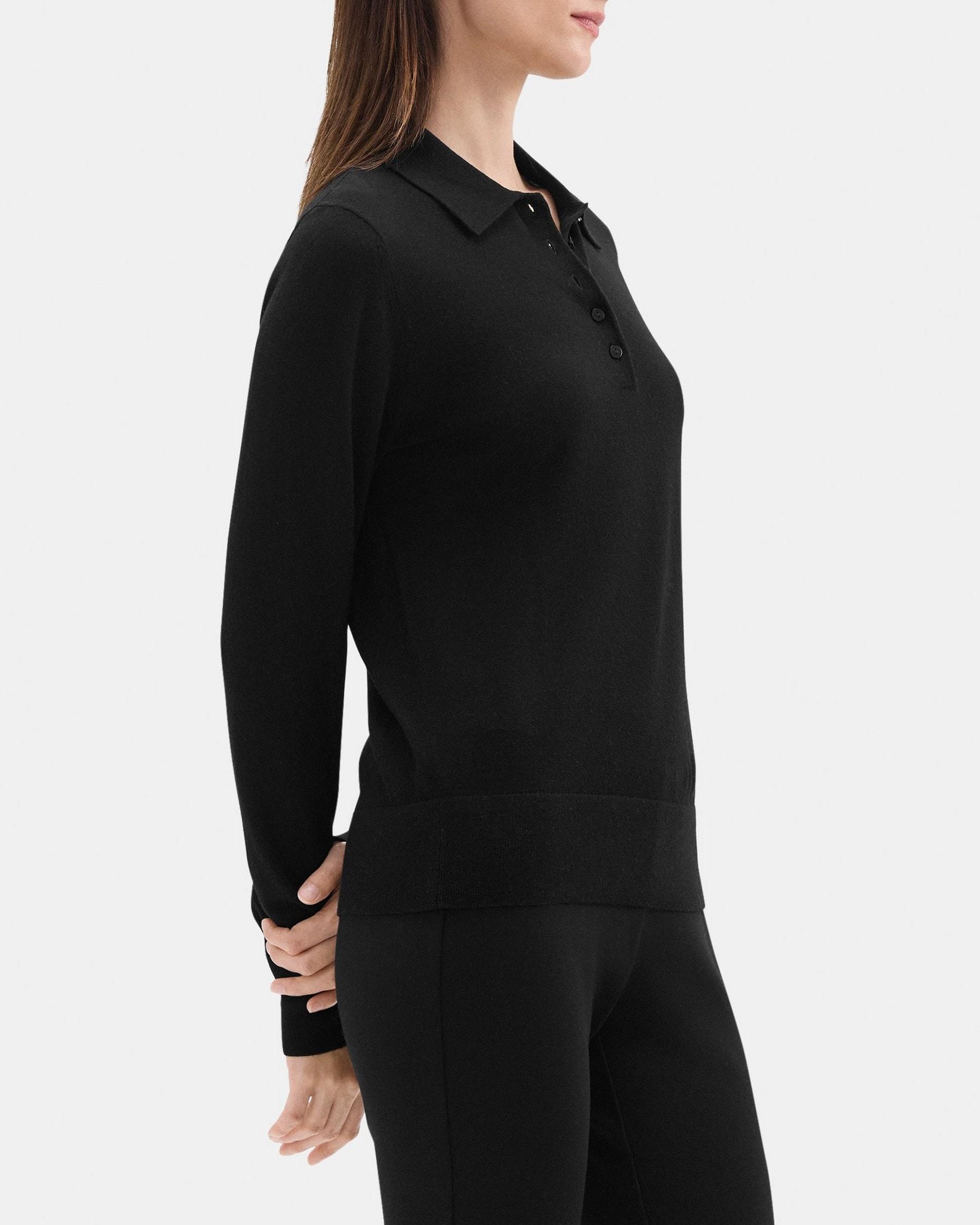 Collared Sweater in Fine Merino Wool Product Image