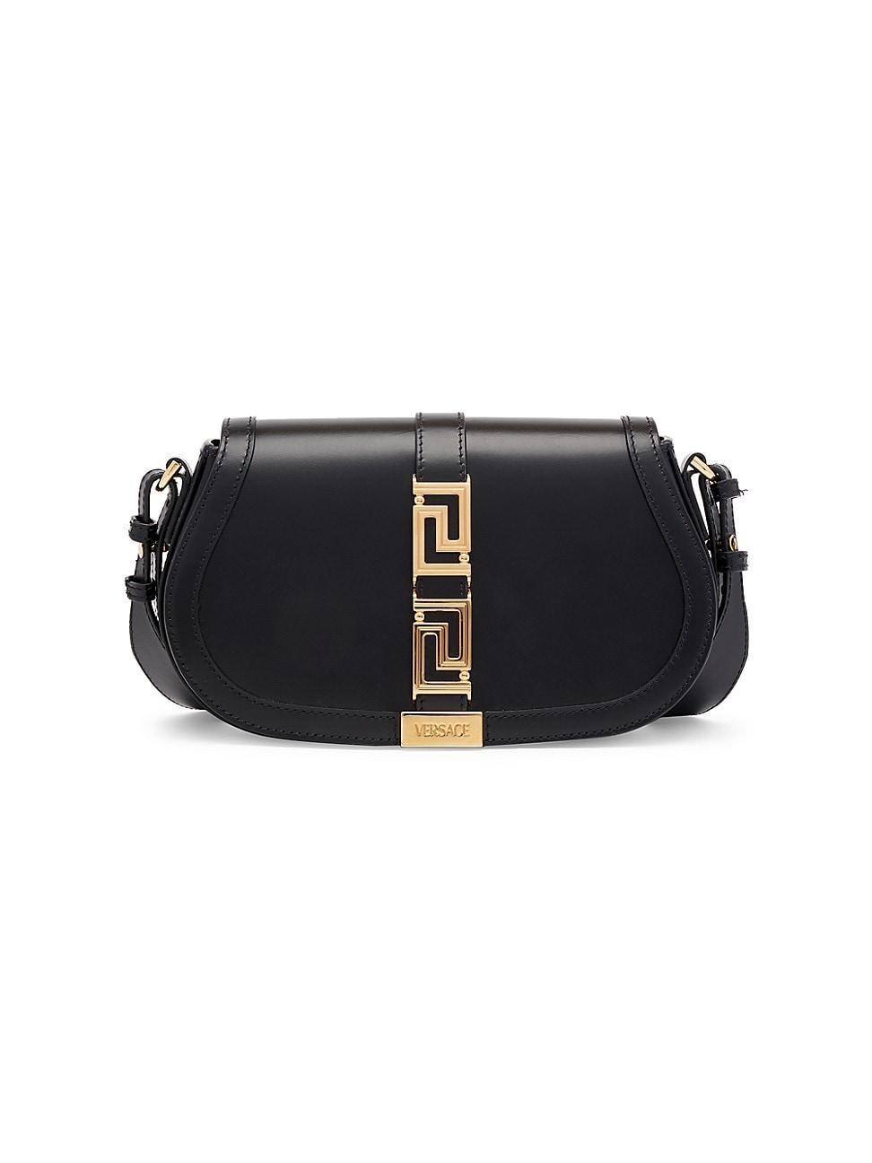 Versace Medium Greca Goddess Leather Shoulder Bag Product Image