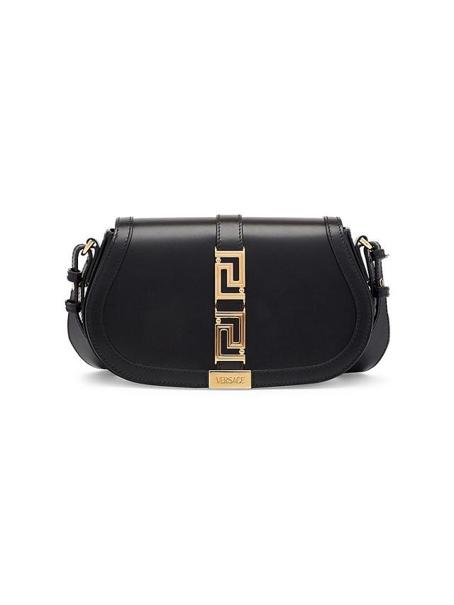 Versace Medium Greca Goddess Leather Shoulder Bag Product Image