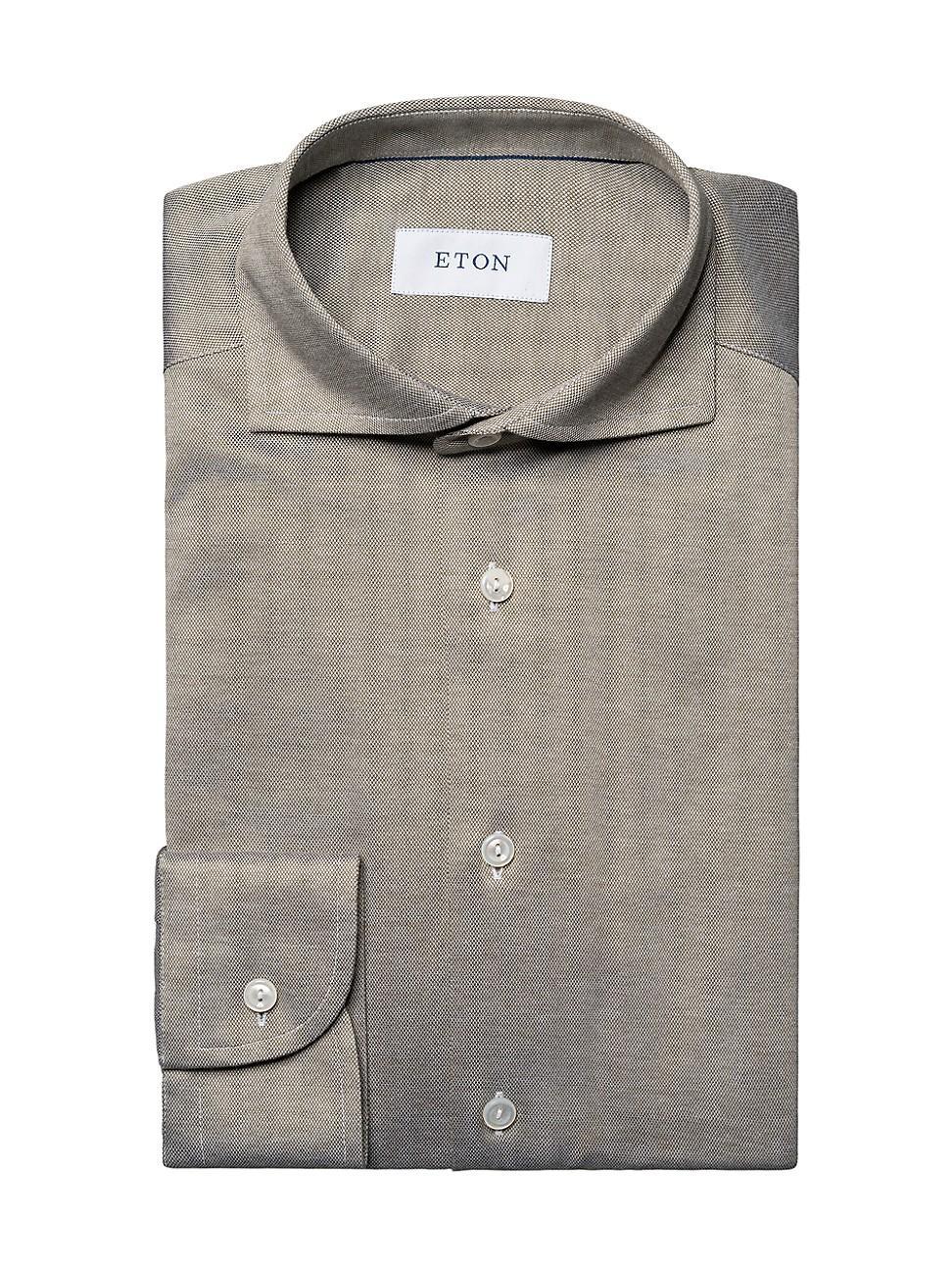 Mens Contemporary Fit Filo Di Scozia Pique Shirt Product Image