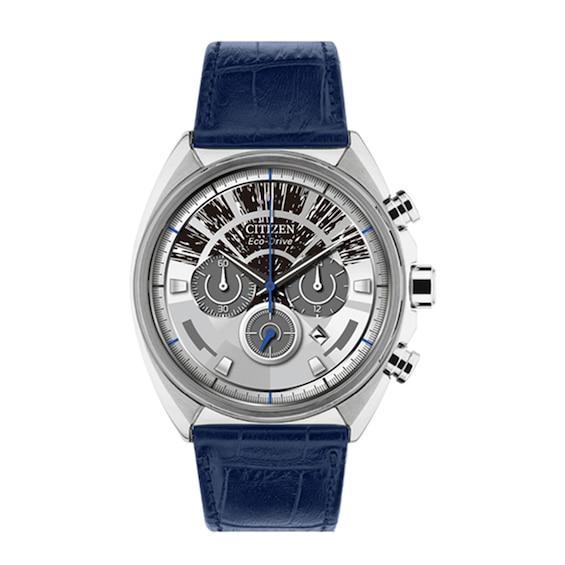 Star Wars by Citizen Millennium Falcon Blue Leather Strap Watch 44mm Product Image